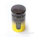 Deux couleurs à deux pièces Kitchen Plastic Spice Jar Set Process Electroplate Noust Style